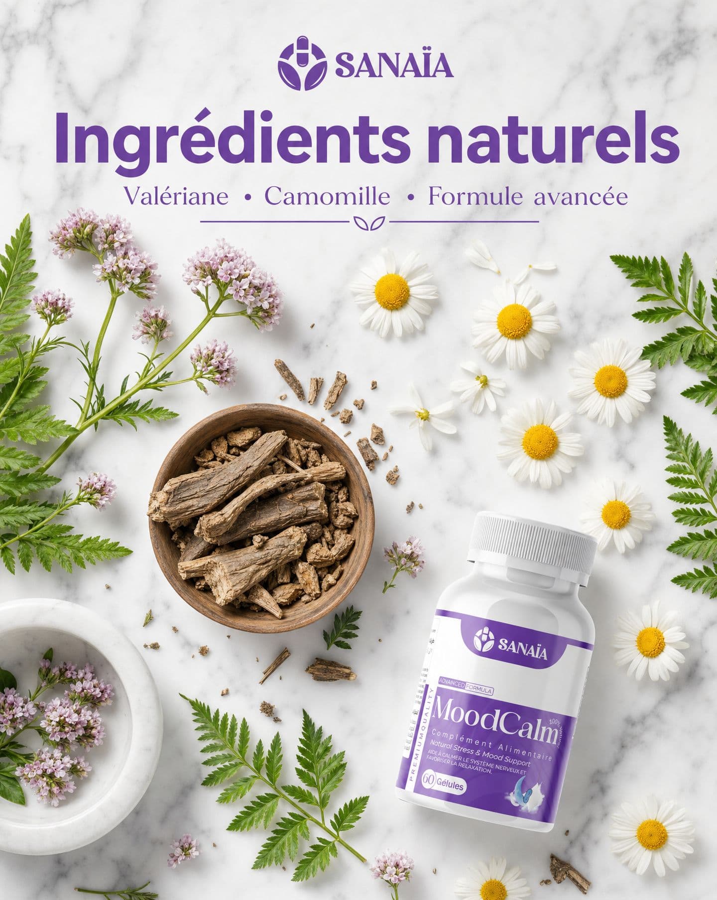 Ingrédients naturels sélectionnés